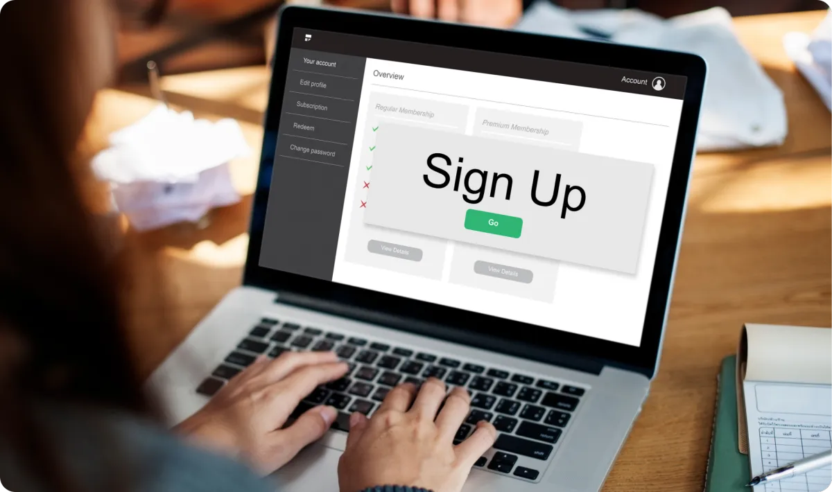 High-converting opt-in page for digital product sales