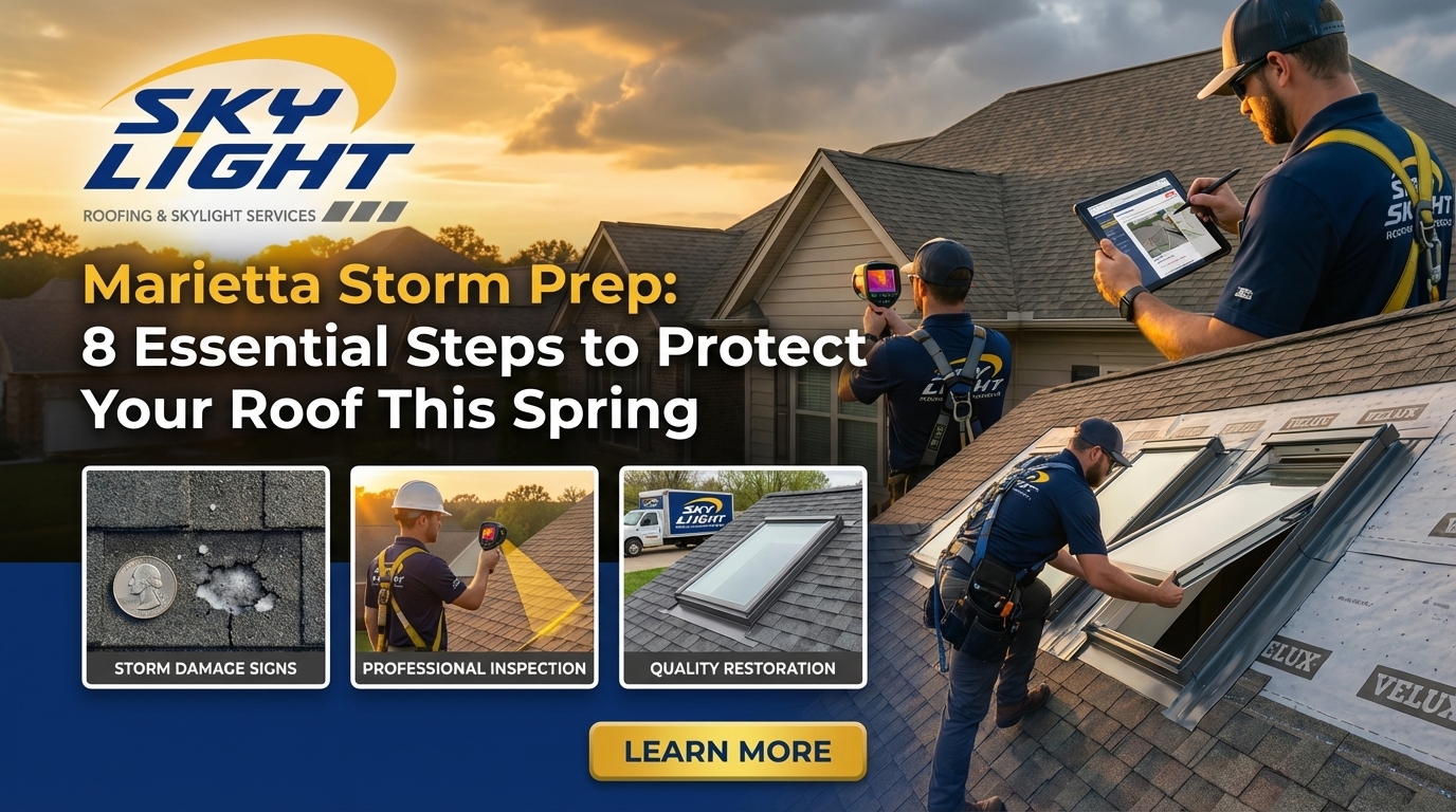 Marietta Storm Prep: 8 Essential Steps to Protect Your Roof This Spring