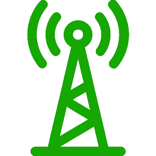 Green Satellite Icon