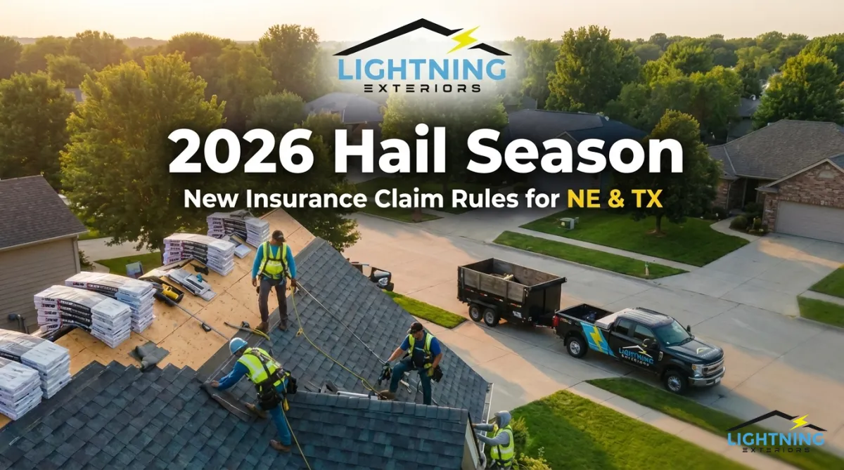 2026 Hail Season: New Insurance Claim Rules for NE & TX