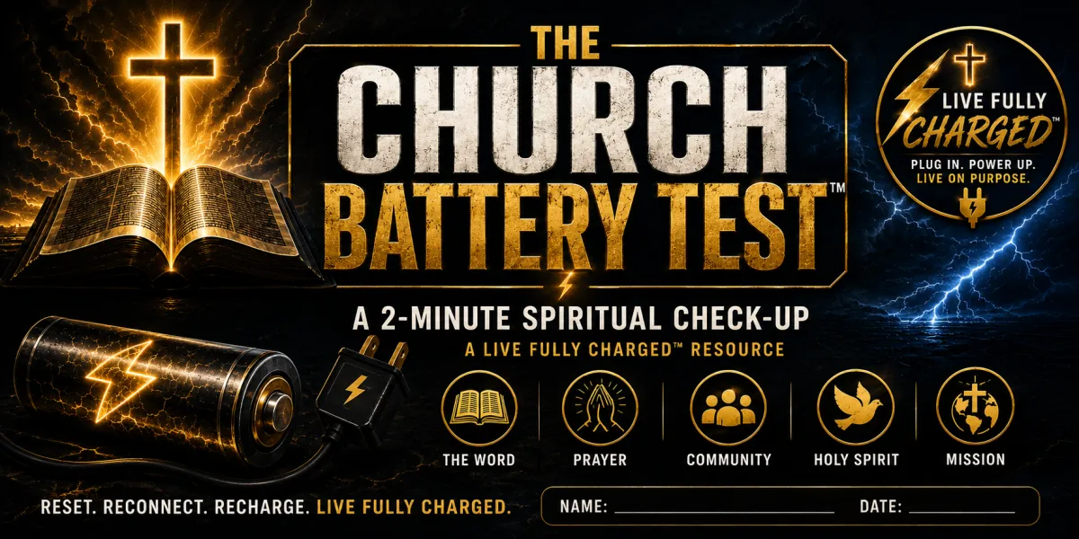 LIVE FULLY CHARGED CHURCH BATTERY TESTT