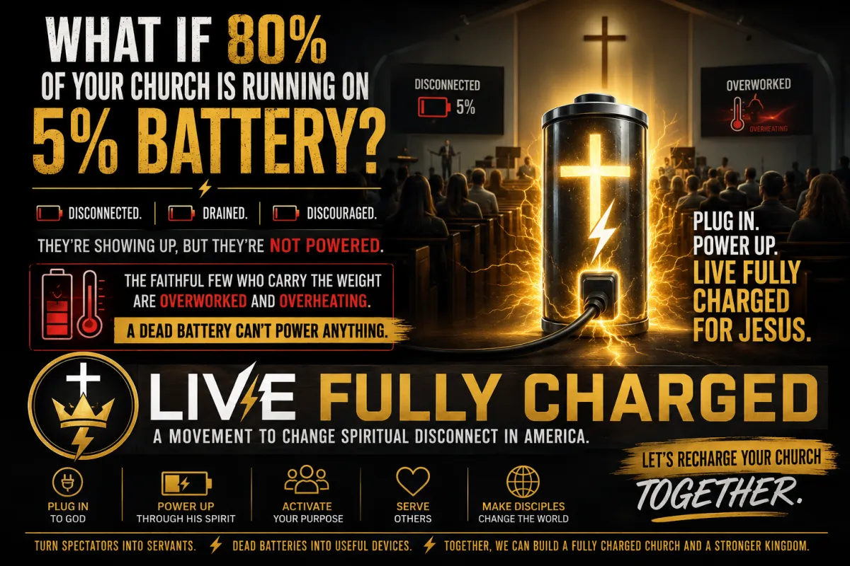 LIVE FULLY CHARGED 10%... 5%... 1%... What Happens When Your Faith Hits Zero?