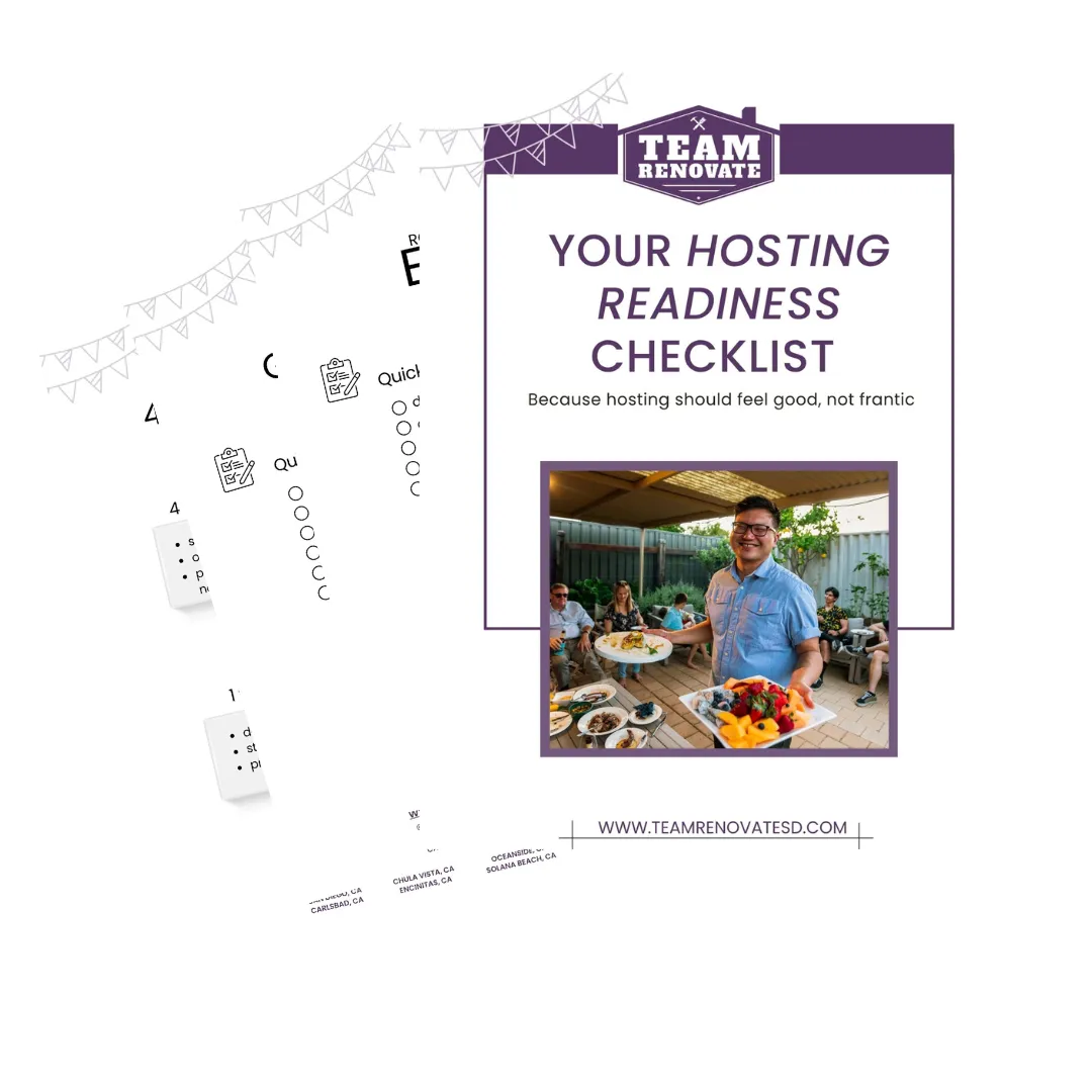 Home Readiness checklist
