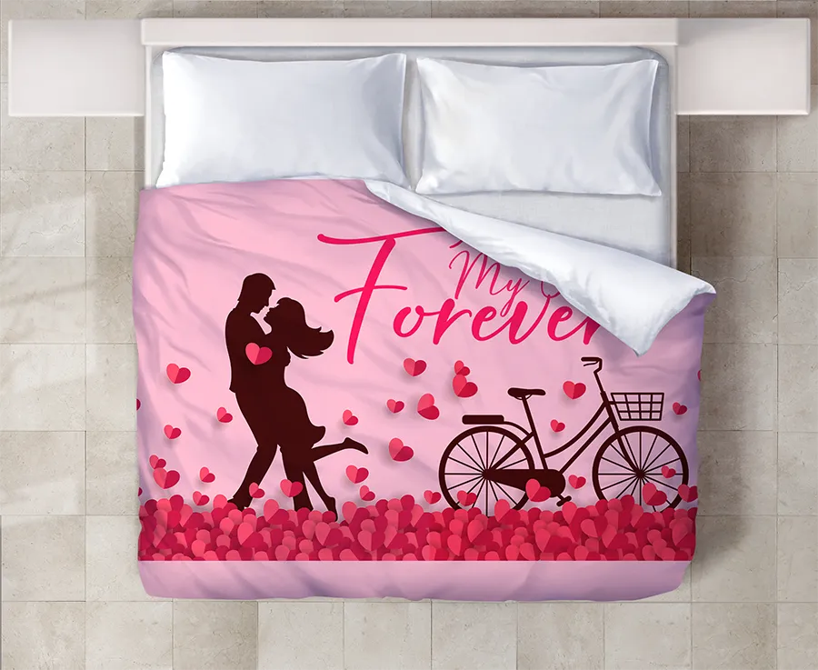 a bedroom with green walls and white bedding