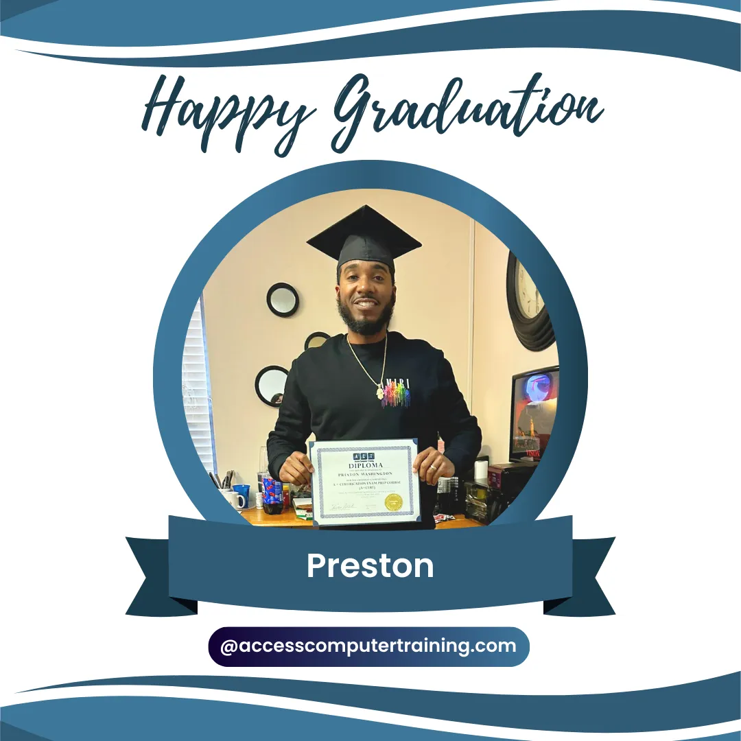 Graduate holding diploma smiling