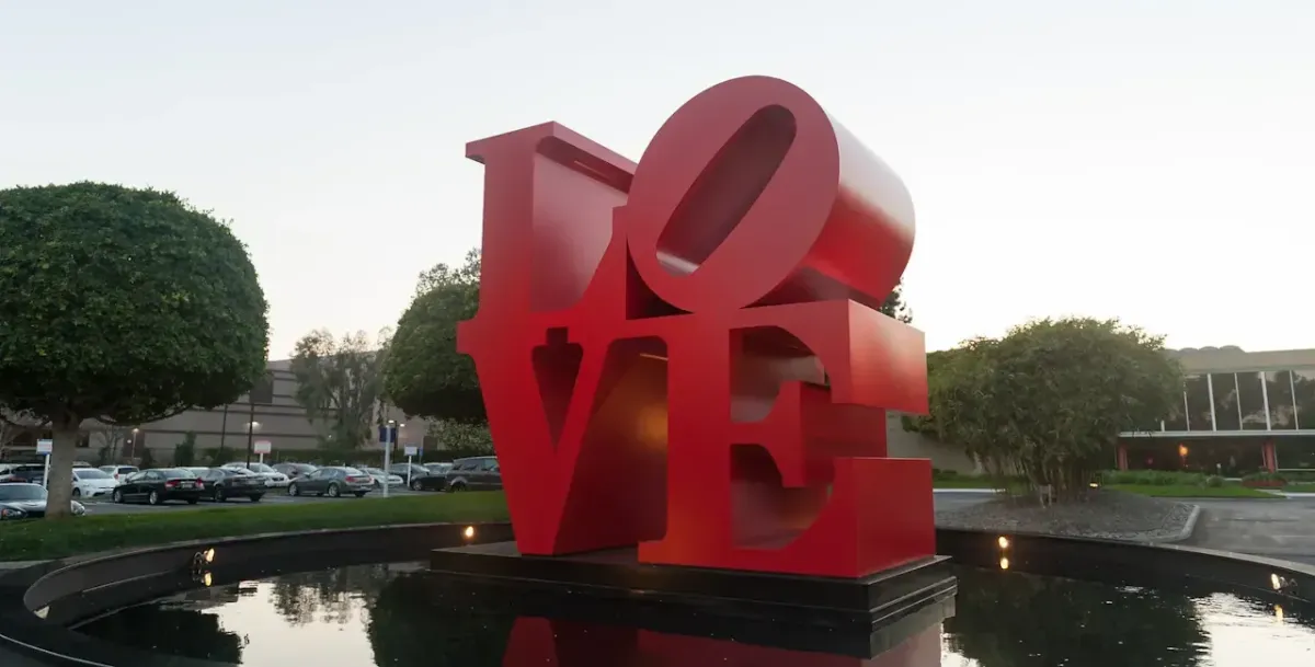 Love Statue minutes from BeautyBar
