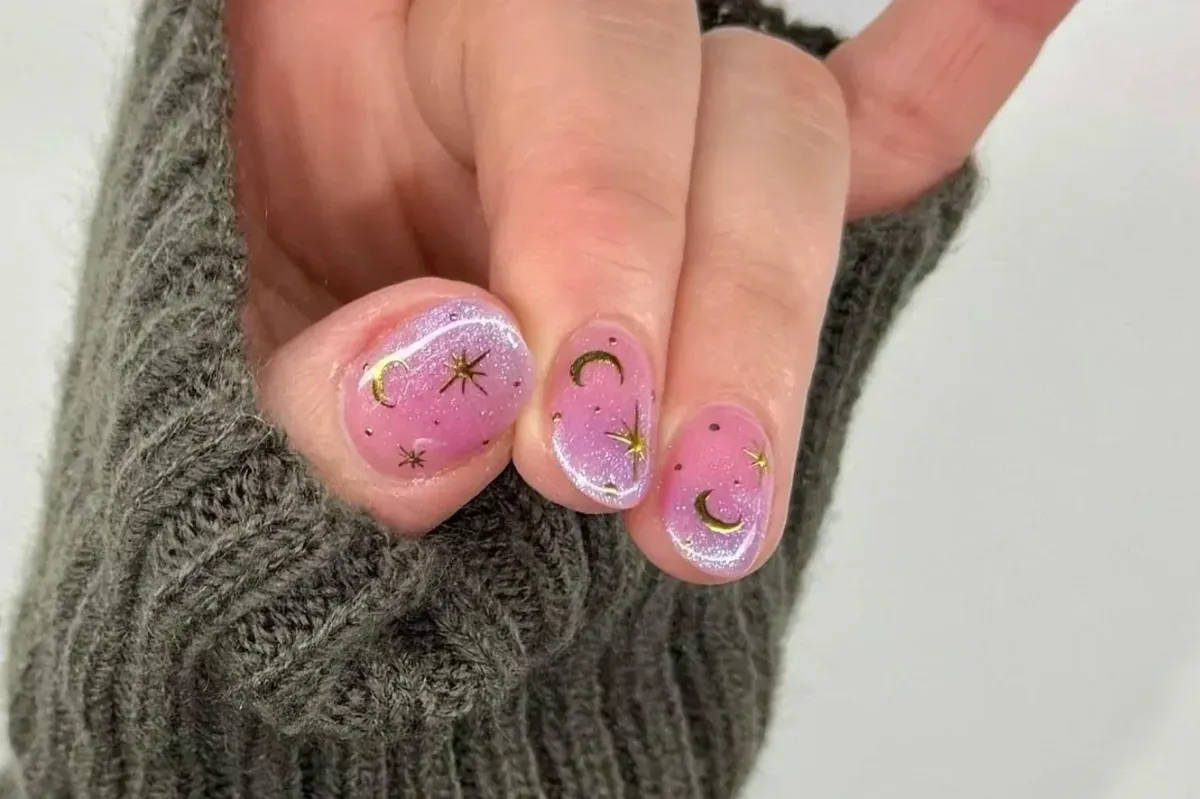 Dipping powder manicure w/ Not So Simple nail art at BeautyBar SGV