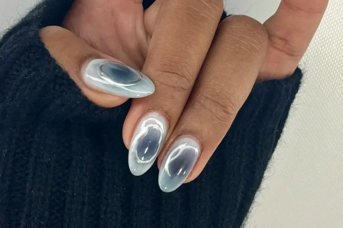 Dip powder manicure w/ nail art at BeautyBar SGV