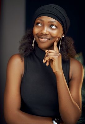 Confident African American woman