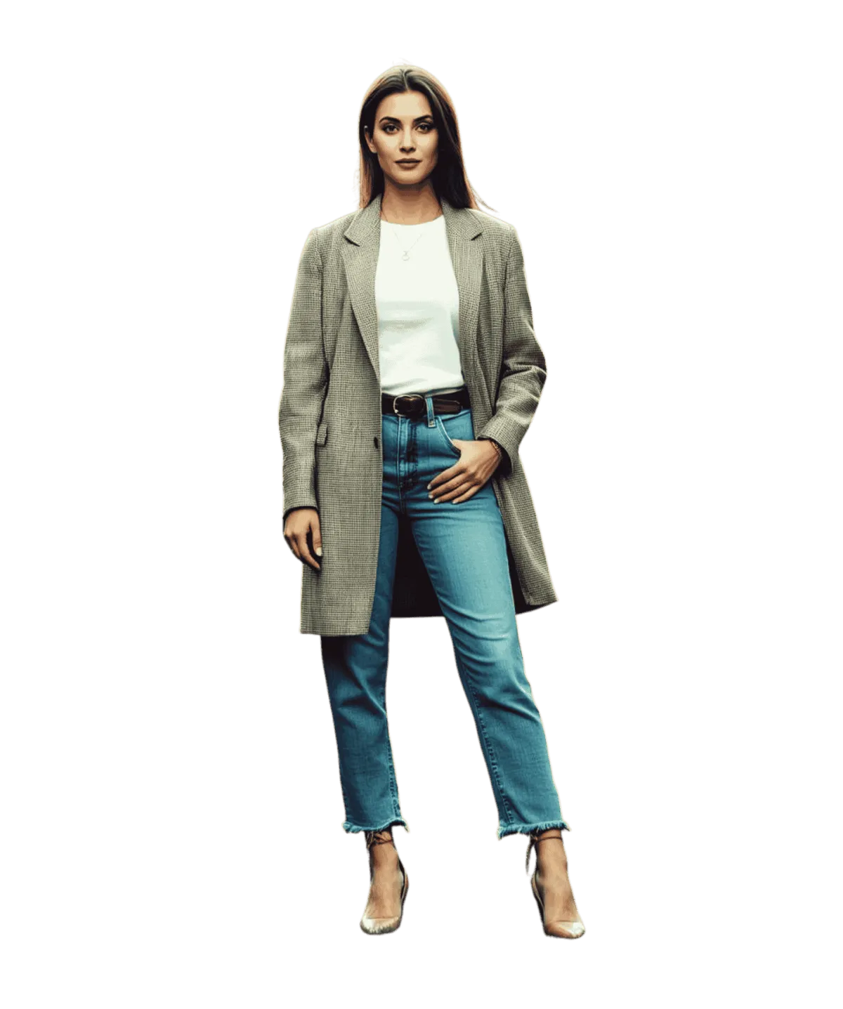 Confident woman standing