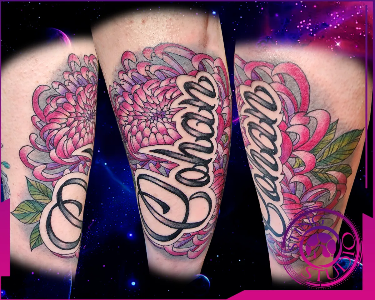 Cohan tattoo chrysanthemum