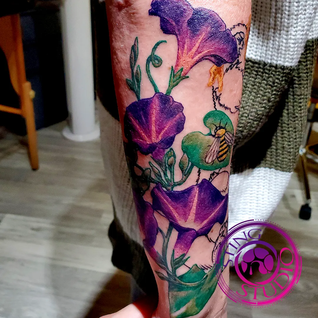 morning glory tattoo