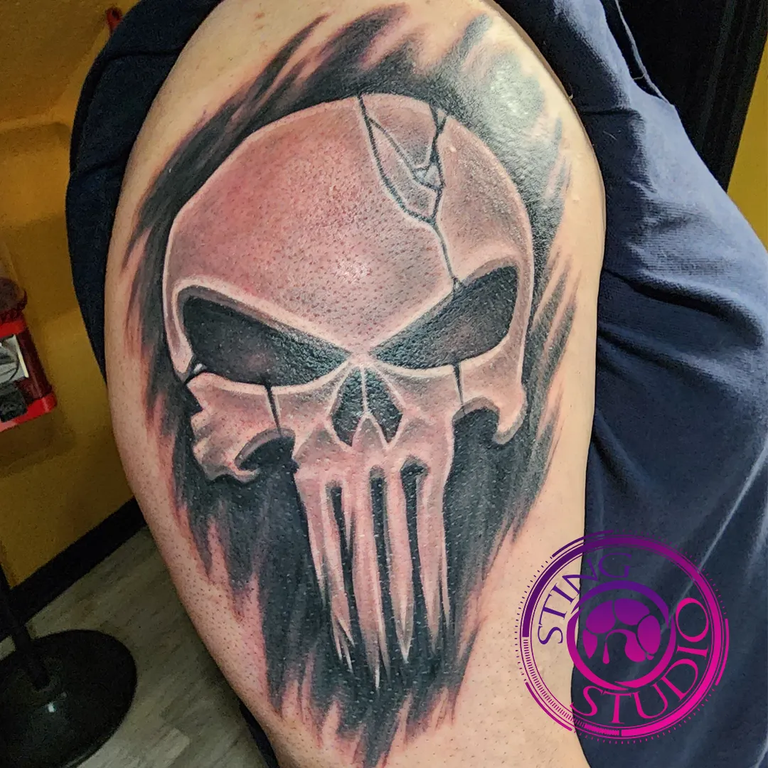 punisher tattoo