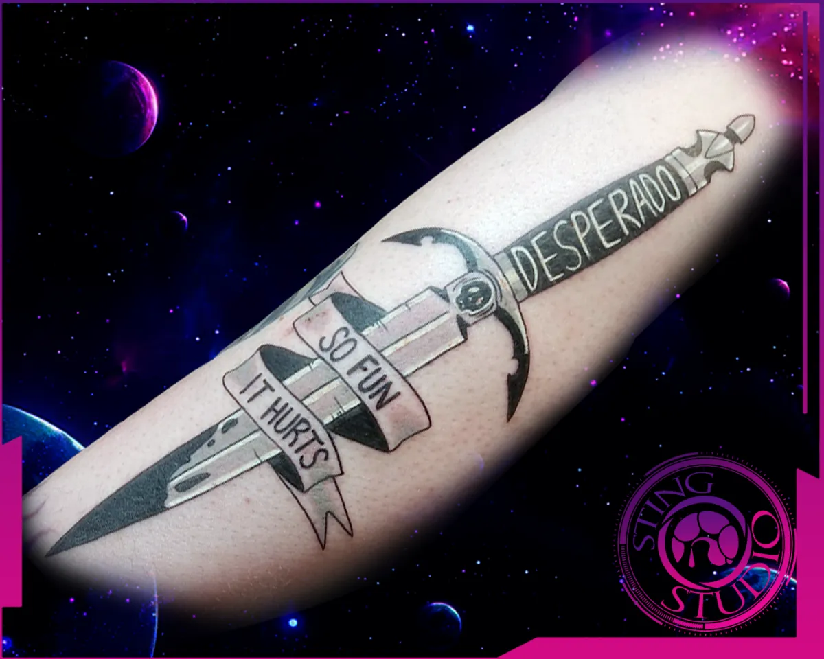 samurai character letter tattoo
