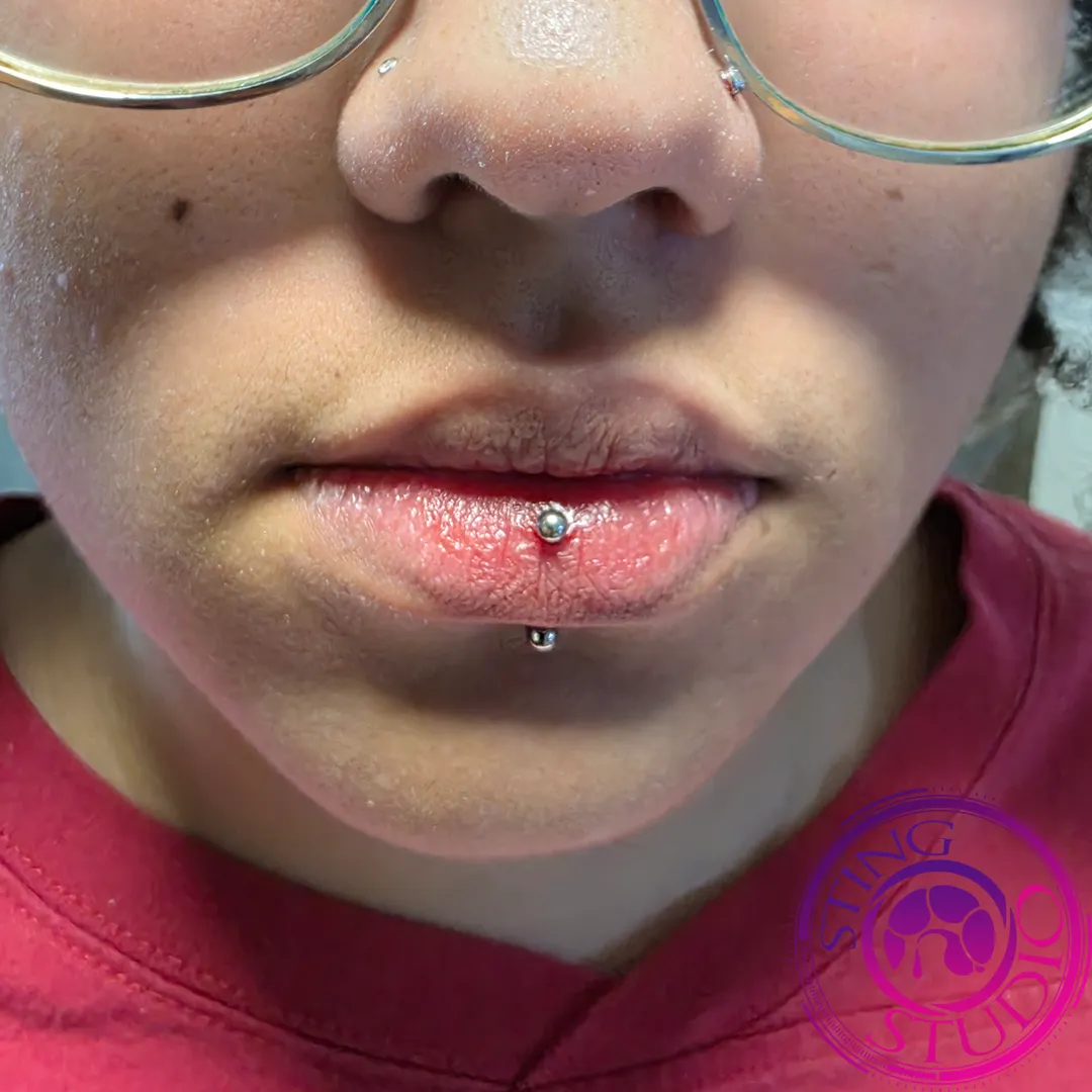 lobe piercing