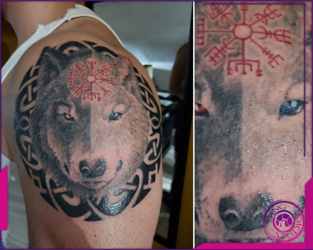 Black and grey tattoo by Sting Studio Ottawa