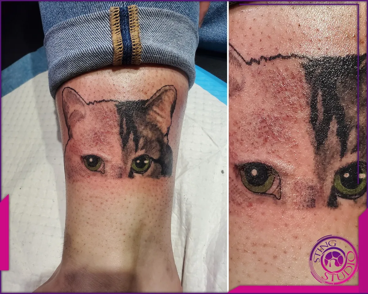 Black and grey tattoo by Sting Studio Ottawa
