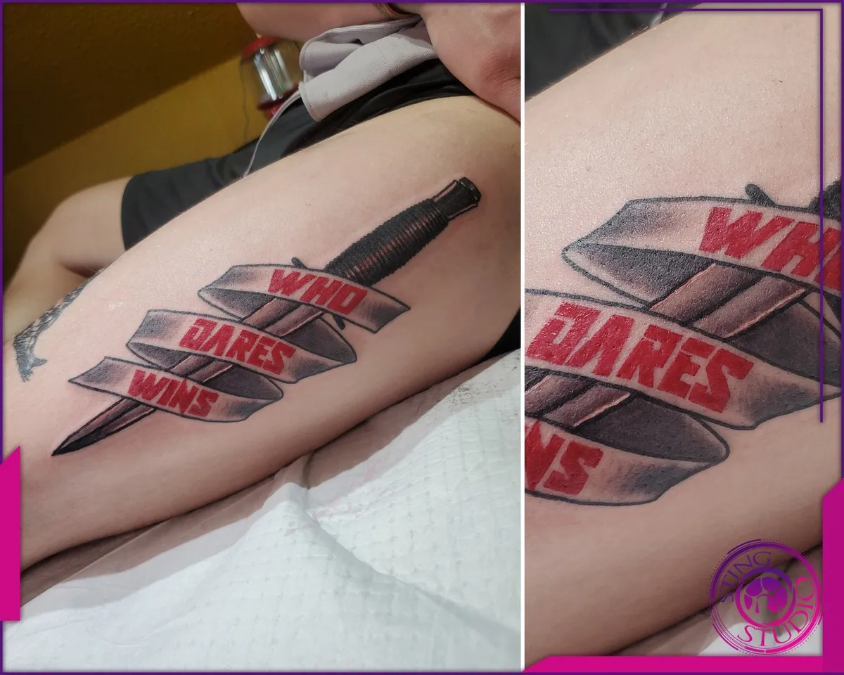 Black and grey tattoo by Sting Studio Ottawa