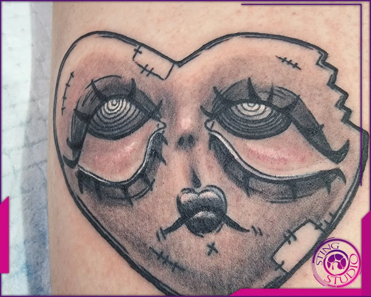 Black and grey tattoo by Sting Studio Ottawa