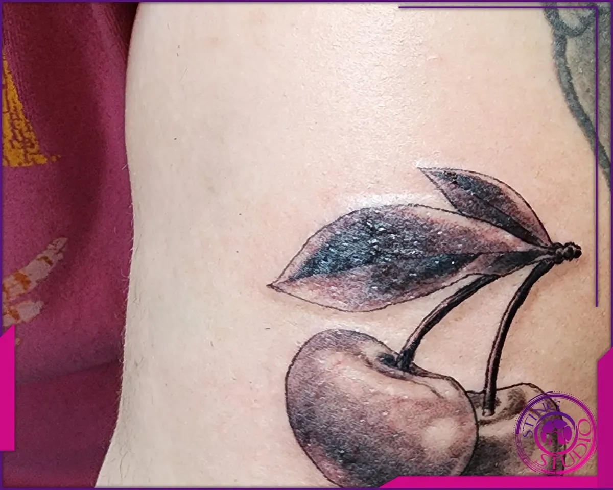 Black and grey tattoo by Sting Studio Ottawa