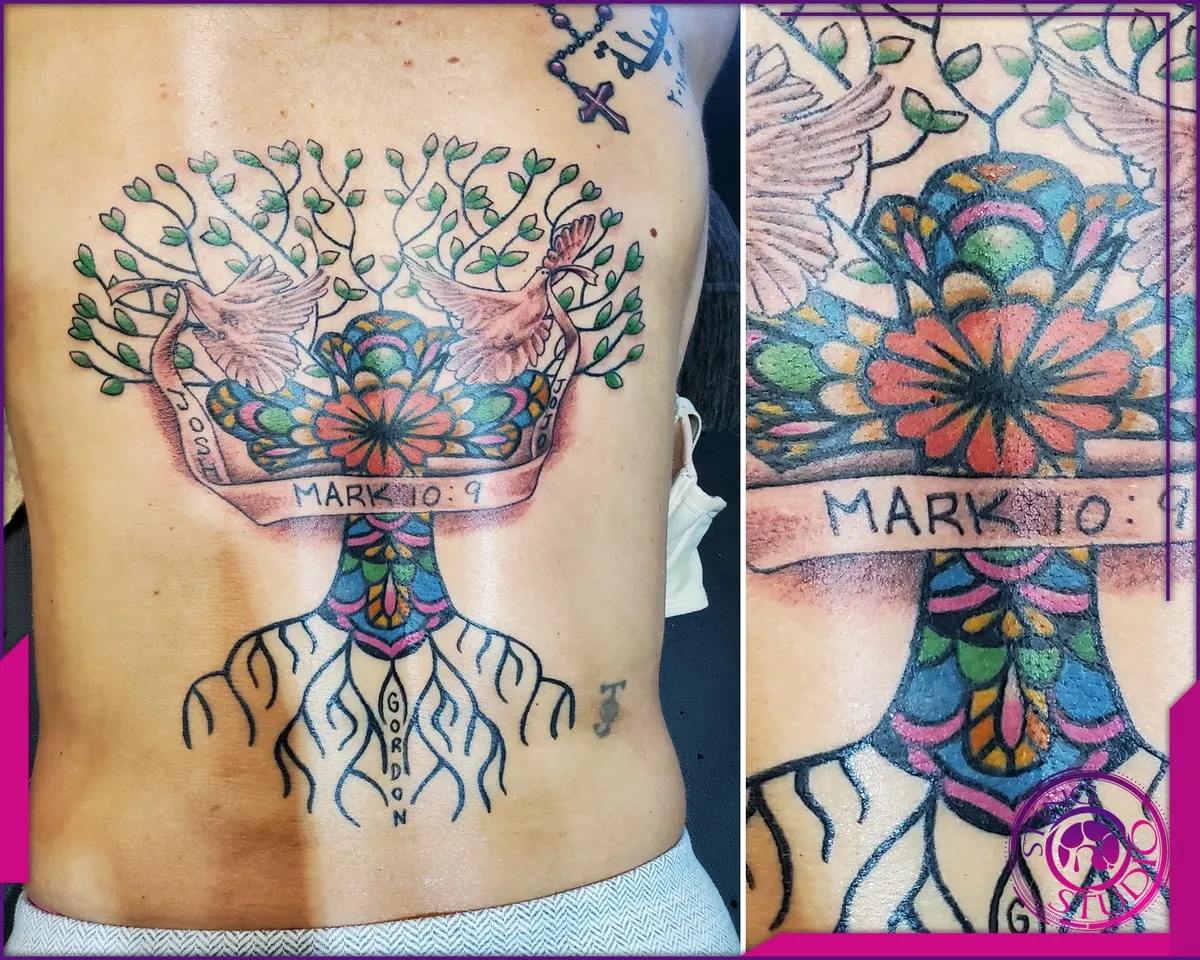 Colour tattoo by Sting Studio Ottawa