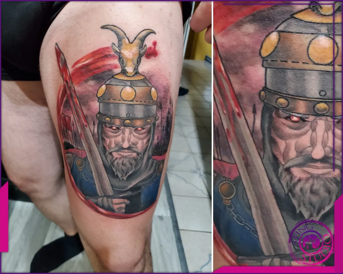 Colour tattoo by Sting Studio Ottawa