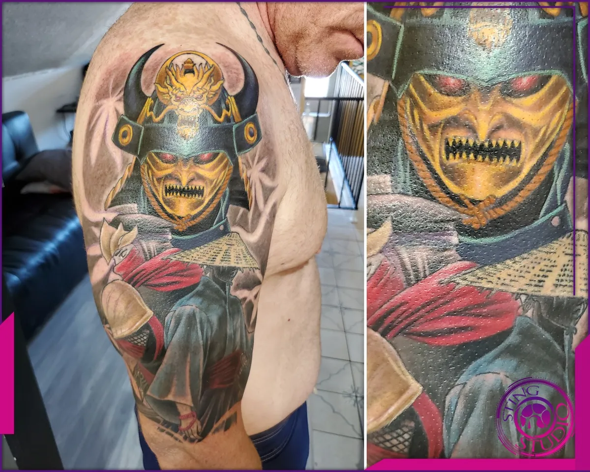 Colour tattoo by Sting Studio Ottawa
