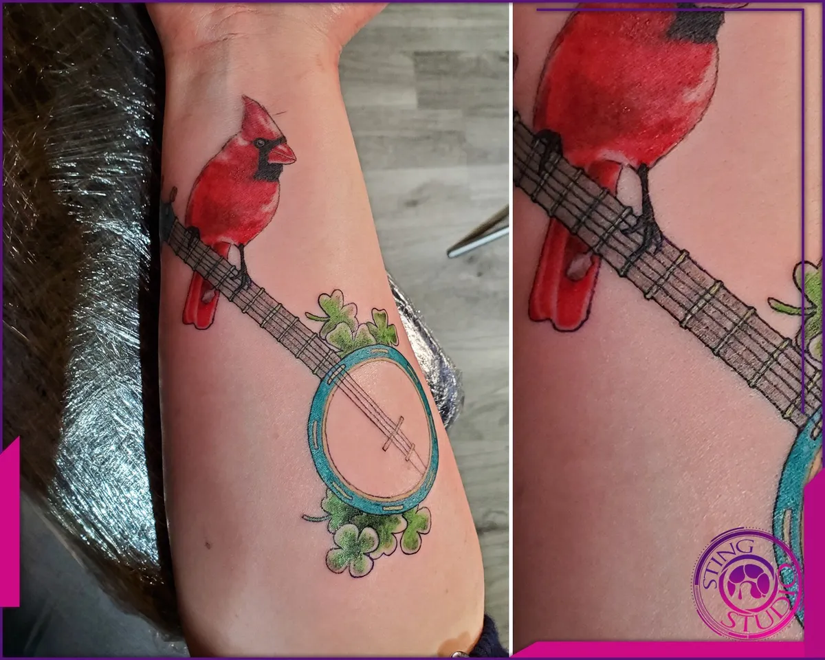 Colour tattoo by Sting Studio Ottawa