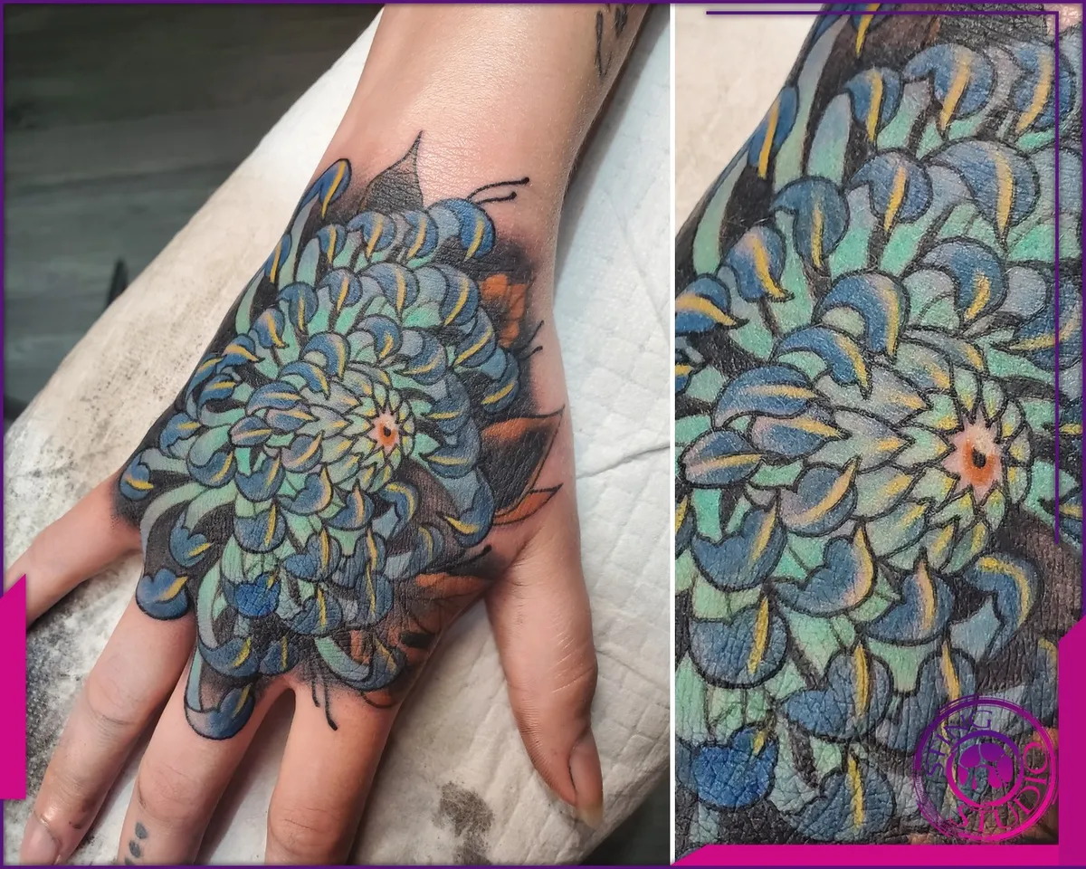 Colour tattoo by Sting Studio Ottawa