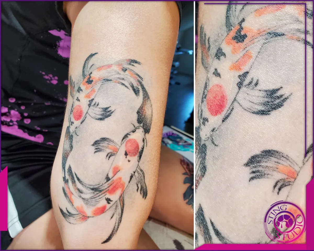 Colour tattoo by Sting Studio Ottawa