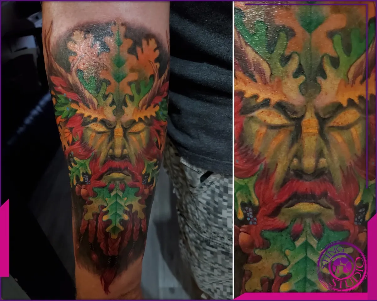 Colour tattoo by Sting Studio Ottawa