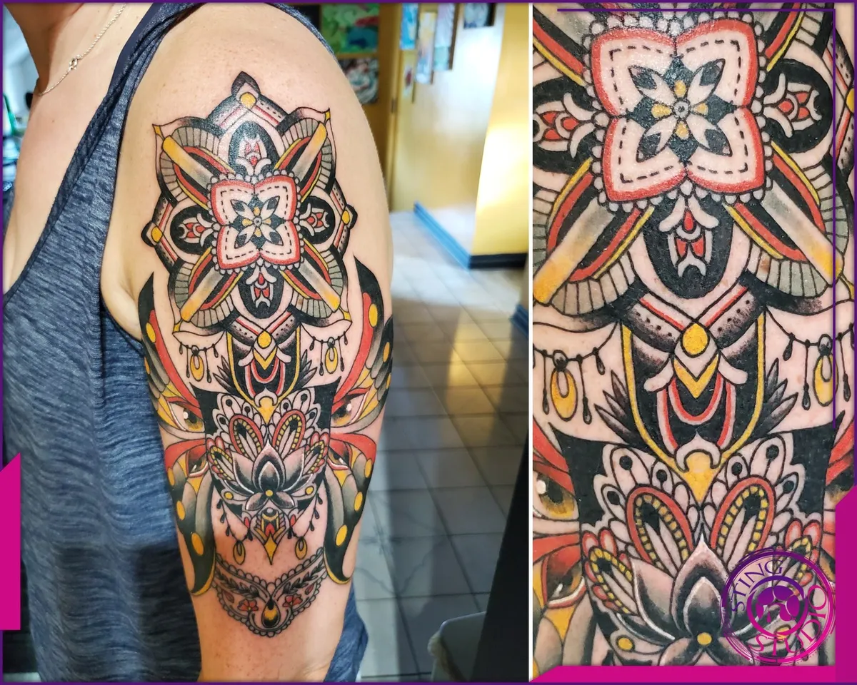 Colour tattoo by Sting Studio Ottawa