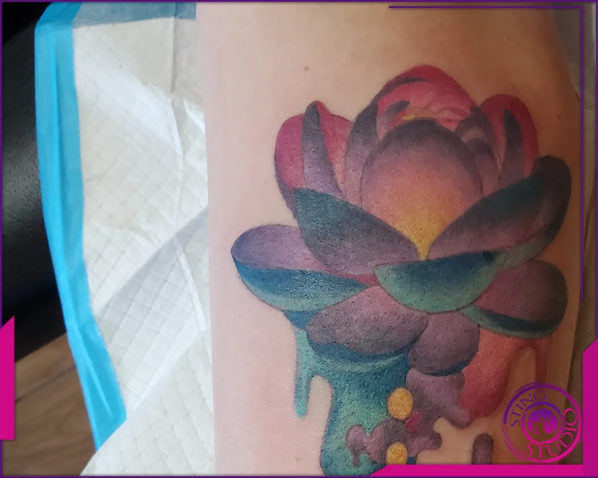 Colour tattoo by Sting Studio Ottawa