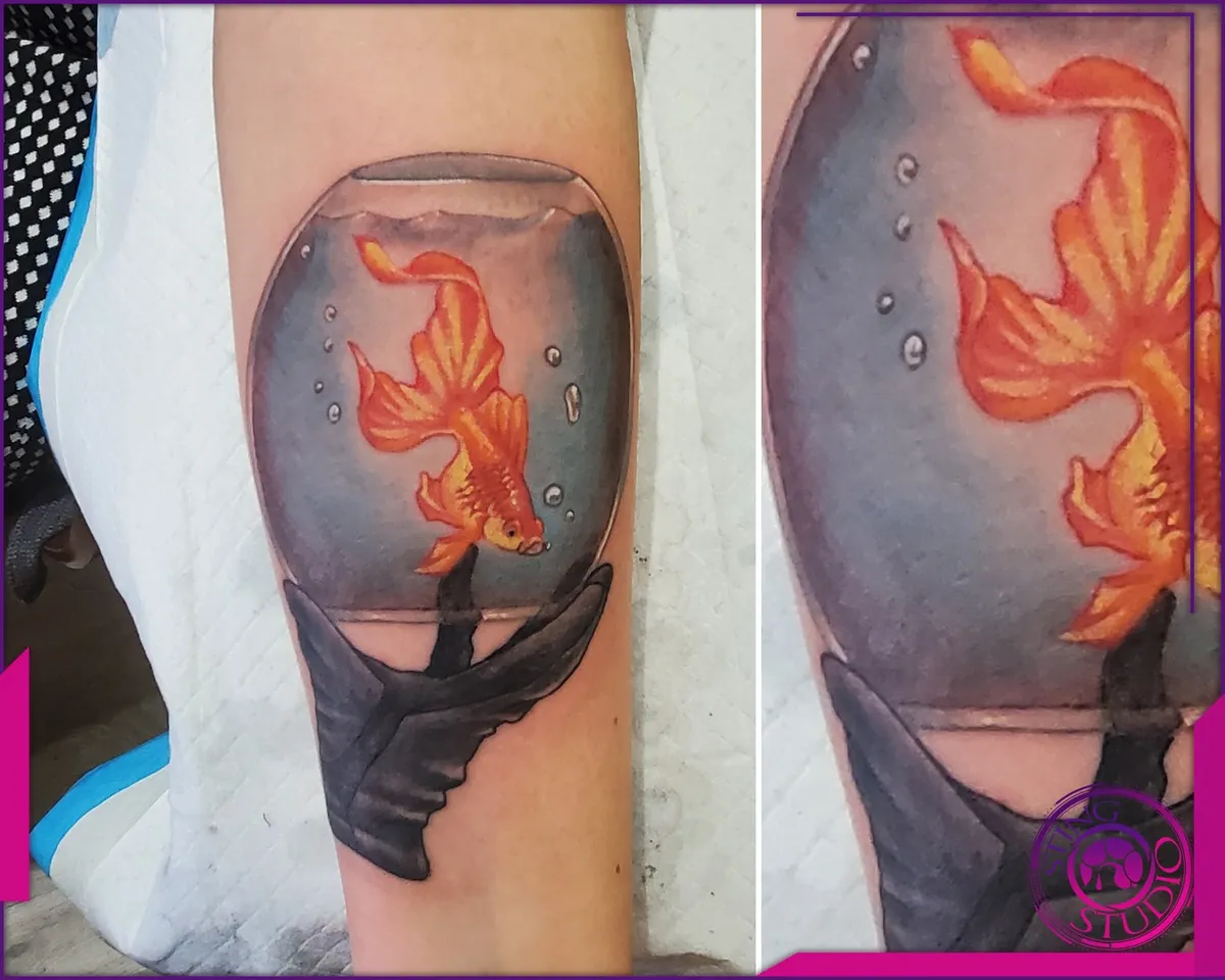 Colour tattoo by Sting Studio Ottawa