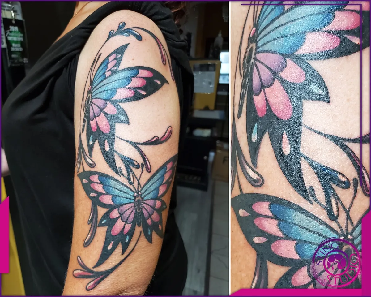 Colour tattoo by Sting Studio Ottawa