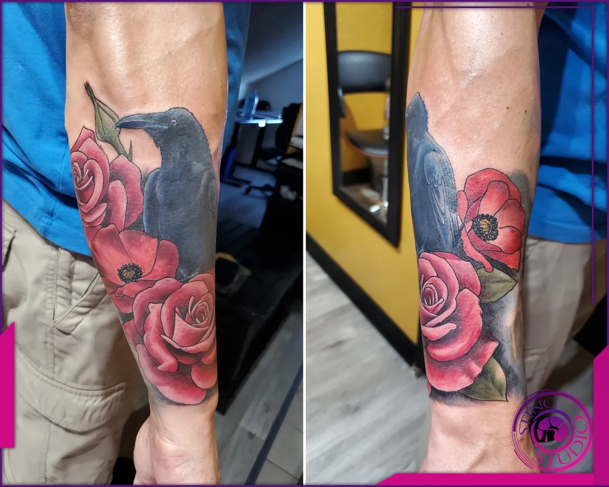 Colour tattoo by Sting Studio Ottawa