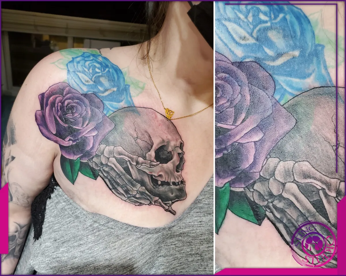 Colour tattoo by Sting Studio Ottawa