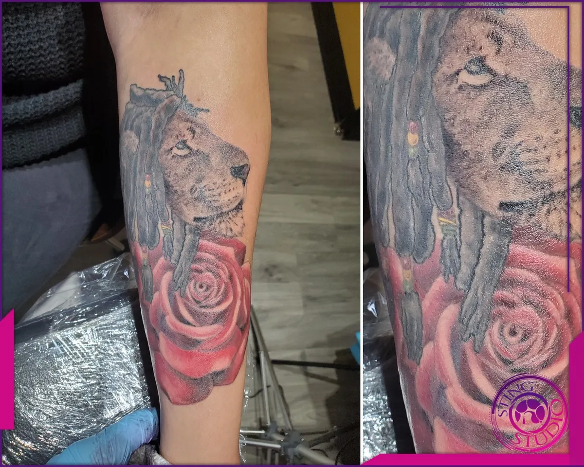 Colour tattoo by Sting Studio Ottawa