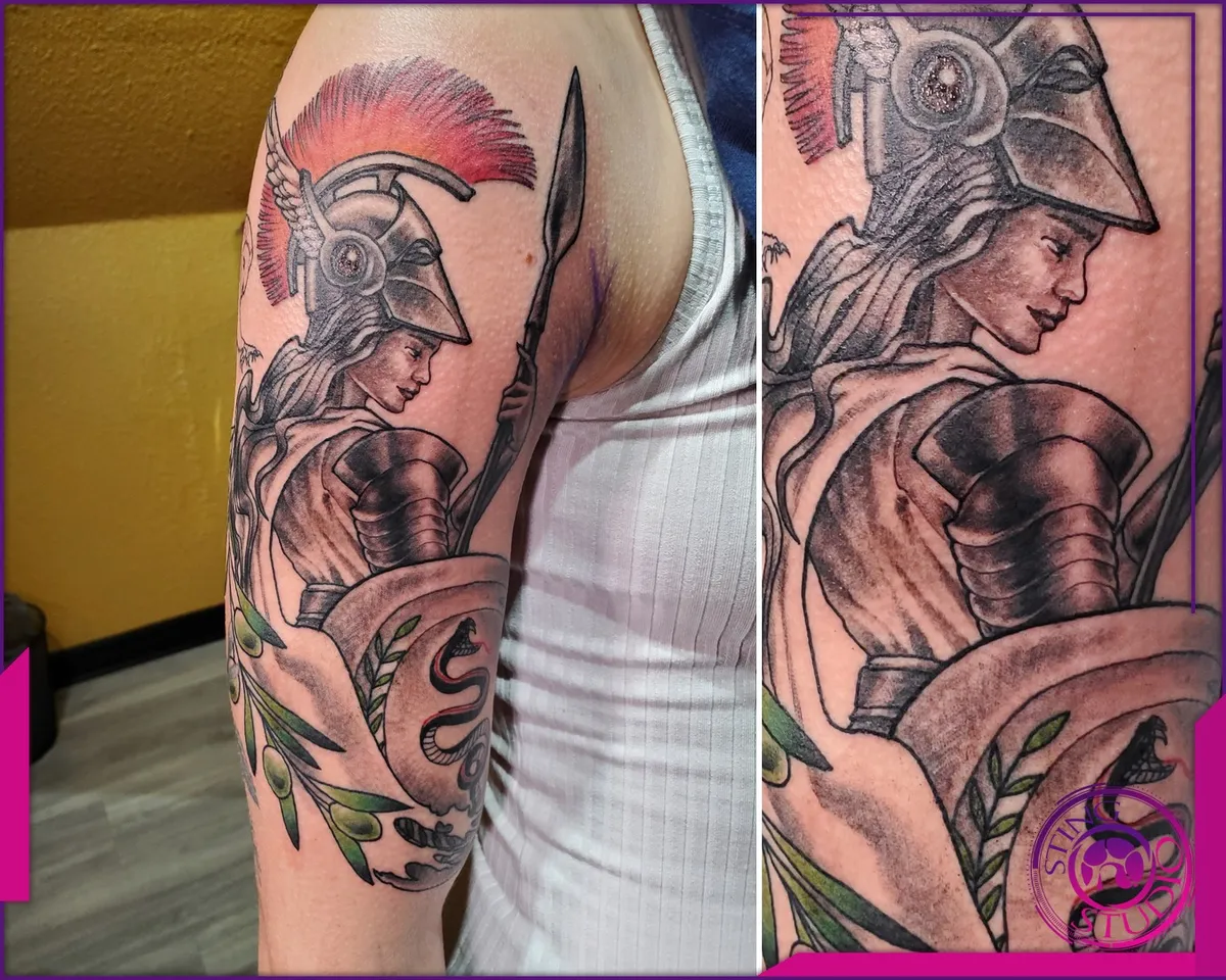 Colour tattoo by Sting Studio Ottawa
