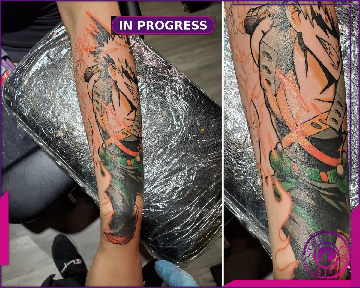 Colour tattoo by Sting Studio Ottawa