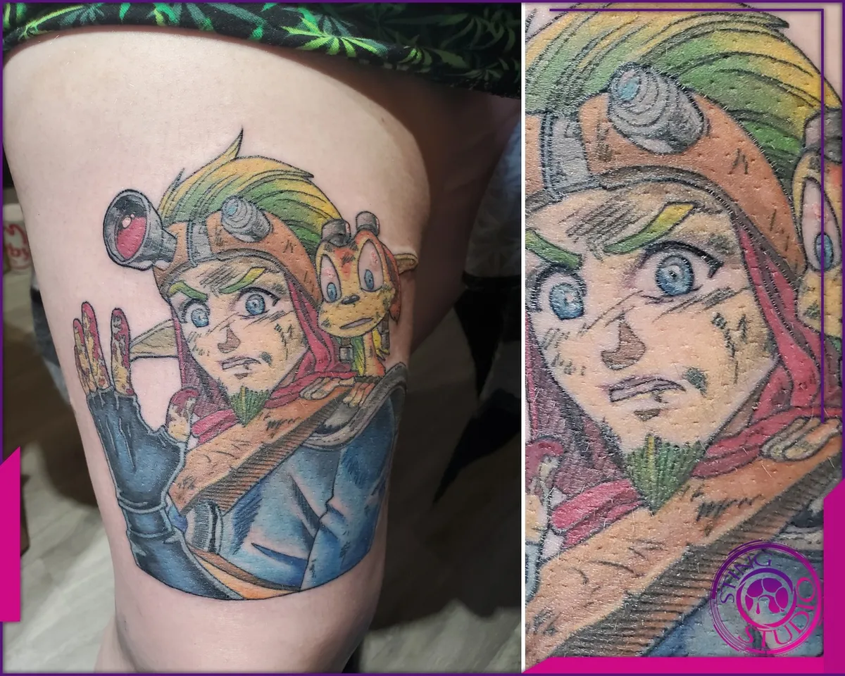 Colour tattoo by Sting Studio Ottawa