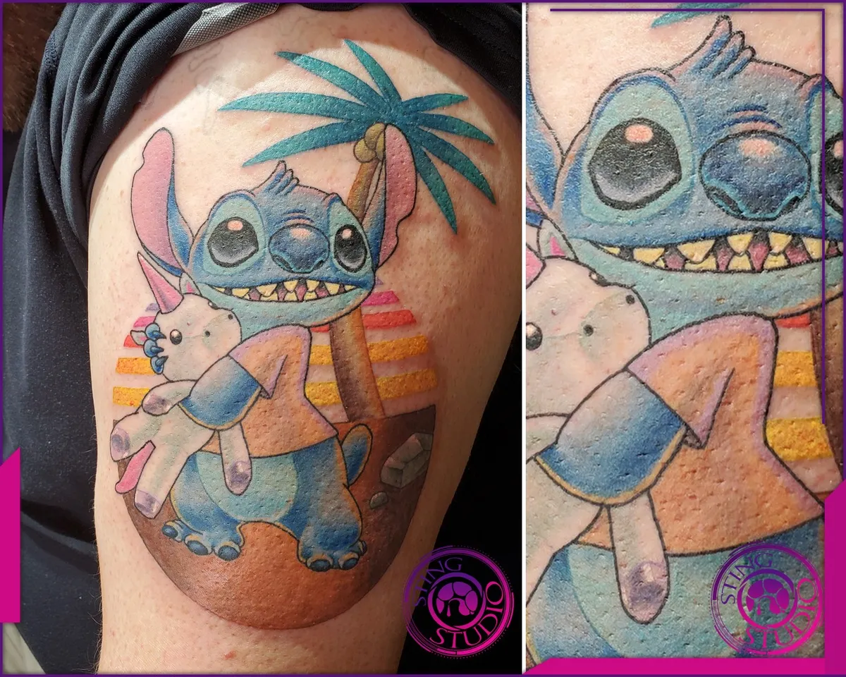 Colour tattoo by Sting Studio Ottawa