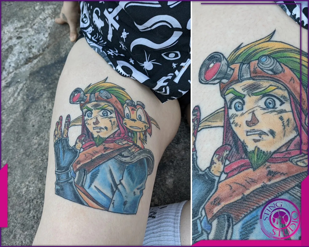 Colour tattoo by Sting Studio Ottawa