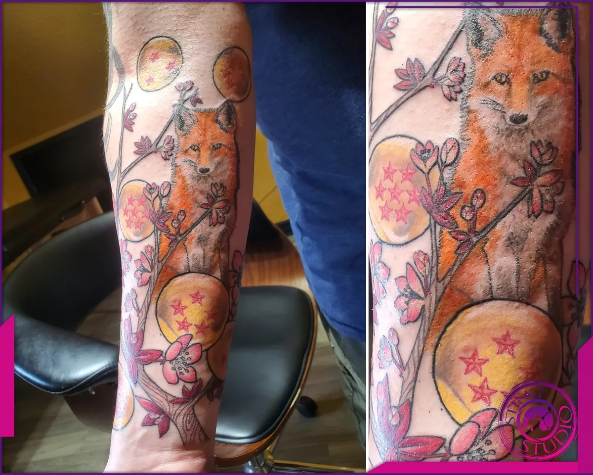 Colour tattoo by Sting Studio Ottawa