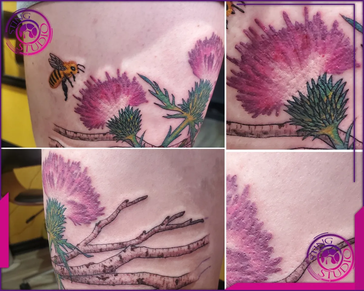 Colour tattoo by Sting Studio Ottawa