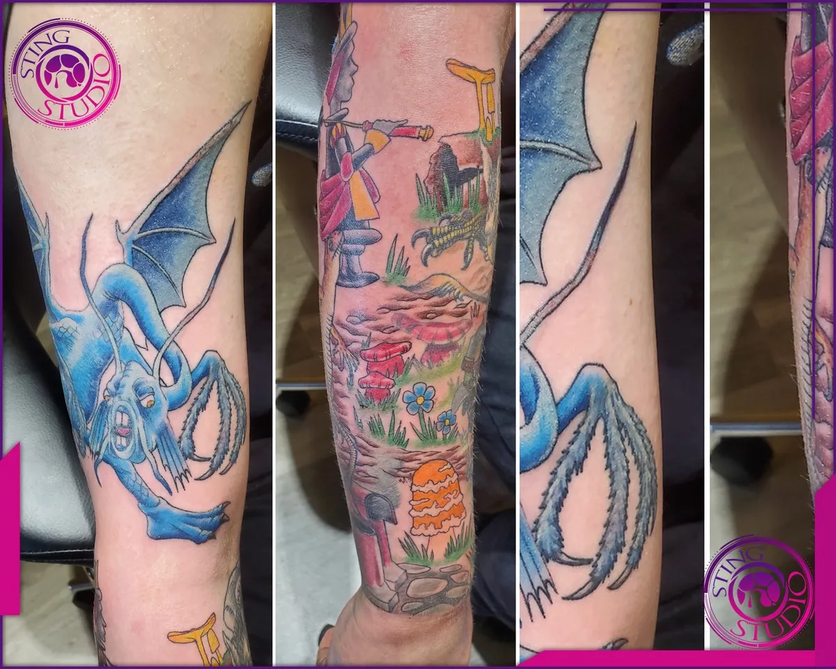 Colour tattoo by Sting Studio Ottawa