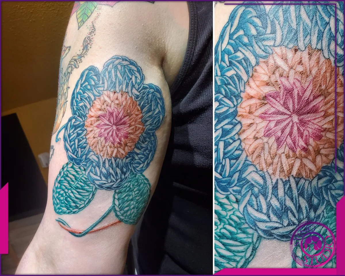 Colour tattoo by Sting Studio Ottawa