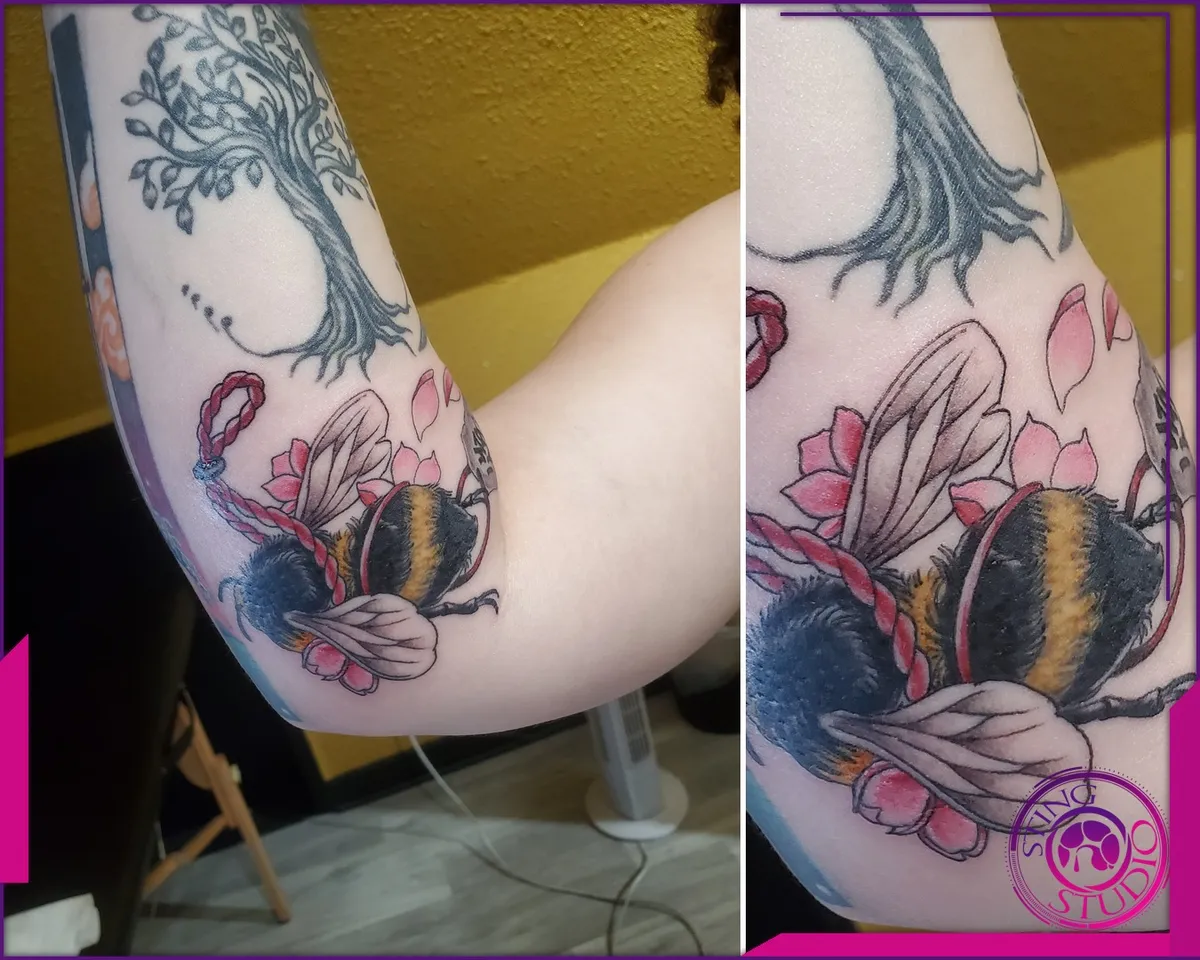 Colour tattoo by Sting Studio Ottawa