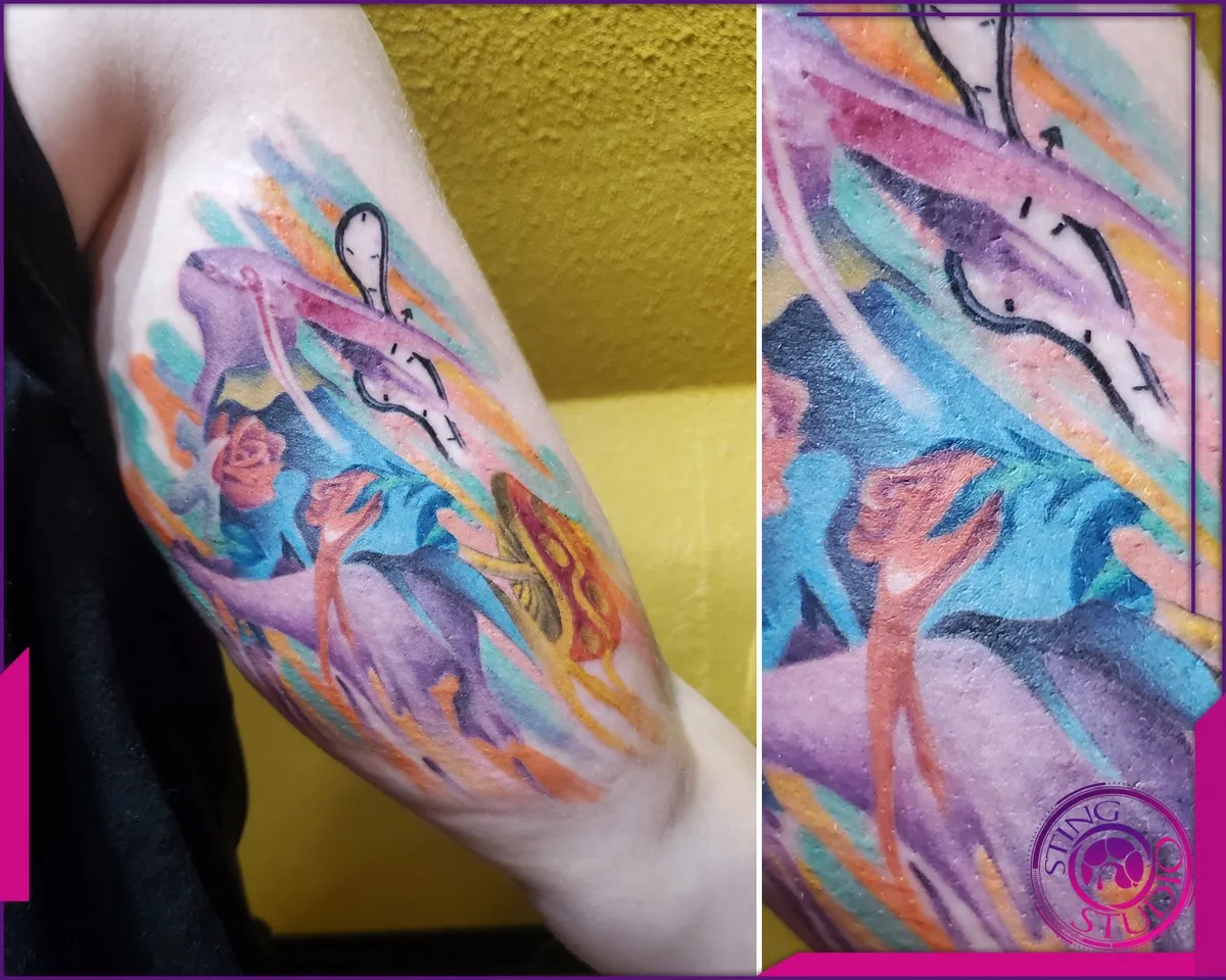 Colour tattoo by Sting Studio Ottawa