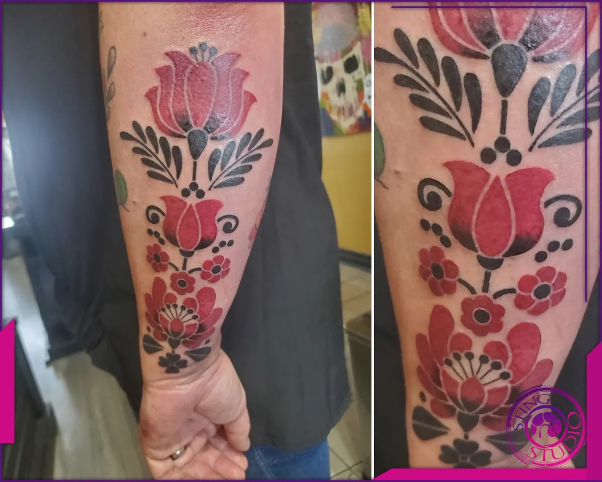 Colour tattoo by Sting Studio Ottawa